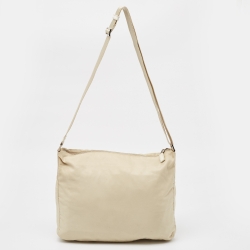 Prada Light Beige Nylon Messenger Bag