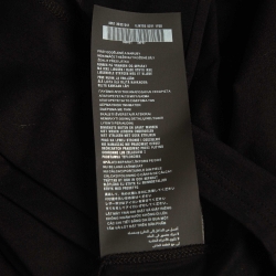 Prada Black Stretch Cotton Re-Nylon Detail Pocket Polo T-Shirt S