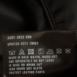 Pre Owned Prada Black Synthetic Cargo Pants 3XL