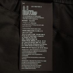 Pre Owned Prada Black Synthetic Cargo Pants 3XL