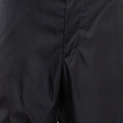 Pre Owned Prada Black Synthetic Cargo Pants 3XL