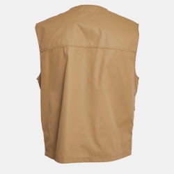 Pre Owned سترة برادا بيج ري-نايلون مع مثلث بشعار مينا مقاس وسط (ميديم)