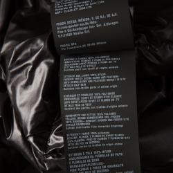 Pre Owned Prada Black Sleeveless Quilted Down Jacket 3XL