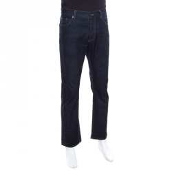 Prada Indigo Dark Wash Classic Fit Denim Jeans XL