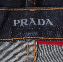 Prada Indigo Dark Wash Classic Fit Denim Jeans XL