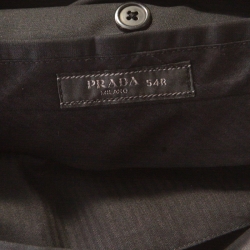 Prada Black Wool and Mohair Tailored Suit 2XL