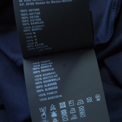 Pre Owned Prada Navy Blue Cotton Jersey Short Sleeve Crew Neck T-Shirt L