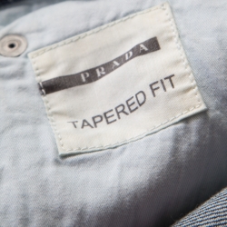 Prada  Indigo Faded Effect Denim Tapered Fit Jeans M