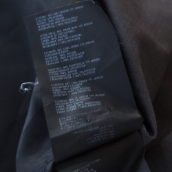 Prada Bicolor Wool and Mohair Studded Zip Front Jacket S