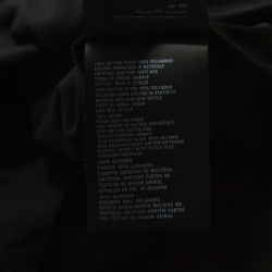 Pre Owned Prada Black Cotton Front Patch Pocket Detail T-Shirt L