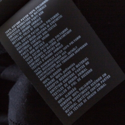 Pre Owned Prada Black Cotton Patch Pocket Detail T-Shirt M