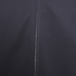 Prada Grey Gabardine Zip Front Jacket M