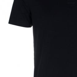 مملوكة مسبقًا تيشيرت برادا بولو قطن أسود للرجال L