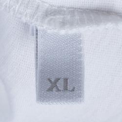 مملوكة مسبقًا Prada Men's White Polo Shirt XL