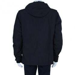 Pre Owned Prada Zip Front Pocket Detail Men's Jacket L