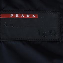 Prada Zip Front Pocket Detail Men's Jacket L