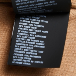 Prada Tan Brown Cashmere & Wool Shirt 2XL