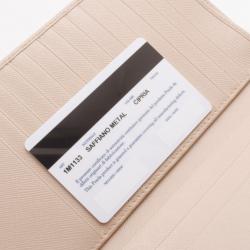 Pre Owned Prada Pink Saffiano Continental Wallet