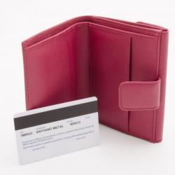 مملوكة مسبقًا Prada Light Pink Saffiano Short Wallet