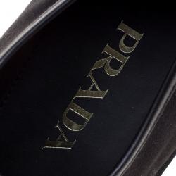 Prada Black Canvas Low Top Sneakers Size 42