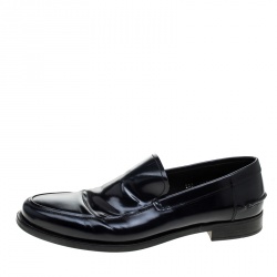 Prada Blue Leather Loafers Size 43.5