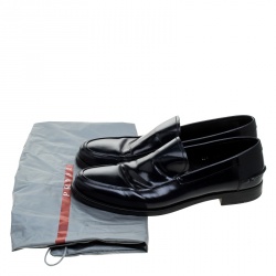 Prada Blue Leather Loafers Size 43.5