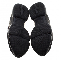 Pre Owned Prada Black Fabric/Leather Cloudbust Slip-On Sneakers Size 41.5