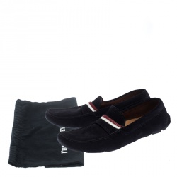 Prada Blue Suede Loafers Size 43