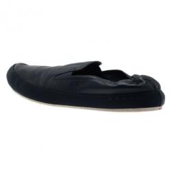 Pre Owned Prada Sport Navy Leather Loafers Size 43