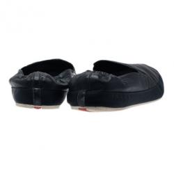 Pre Owned Prada Sport Navy Leather Loafers Size 43