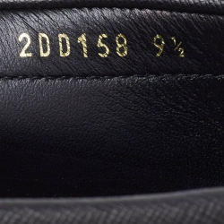 Prada Black Leather Slip On Loafers Size 43.5