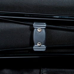 Prada Black Tessuto and Saffiano Leather Golf Bag