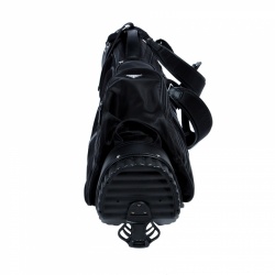 Prada Black Tessuto and Saffiano Leather Golf Bag