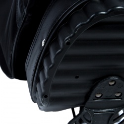 Prada Black Tessuto and Saffiano Leather Golf Bag