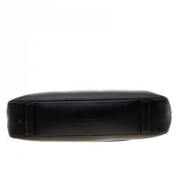 Prada Black Saffiano Leather Travel Briefcase Bag