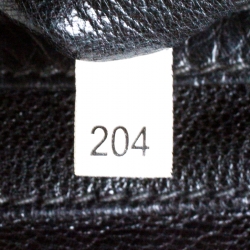 Pre Owned Prada Black Leather Travel Clutch