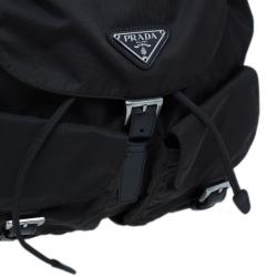 Pre Owned حقيبة ظهر برادا بني تيسوتو نايلون