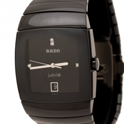 Rado Black Ceramic Titanium Sintra 156.0723.3 Men's Wristwatch 35 mm