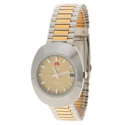 Rado Diastar Gold Stainless Steel Original Men's Wristwatch 35MM