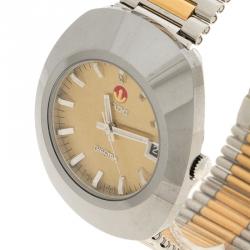 Rado Diastar Gold Stainless Steel Original Men's Wristwatch 35MM