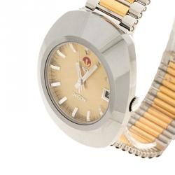 Rado Diastar Gold Stainless Steel Original Men's Wristwatch 35MM