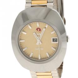 Rado Diastar Gold Stainless Steel Original Men's Wristwatch 35MM