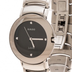 مملوكة مسبقًا ساعة يد رجالية رادو جوبيلي 115.00625.3 ستانلس ستيل سوداء 30مم