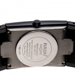 مملوكة مسبقًا Rado Black Ceramica R21347222 Men's Wristwatch 27 mm
