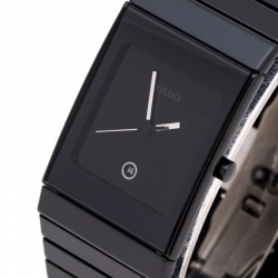 مملوكة مسبقًا Rado Black Ceramica R21347222 Men's Wristwatch 27 mm