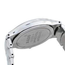 Pre Owned Rado Silver Grey Stainless Steel Florence 129.3755.4 Men's Wristwatch 33 mm