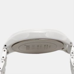 Rado White High-Tech Ceramic Titanium True R27240712 Men's Wristwatch 40 mm