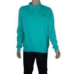 مملوكة مسبقًا Ralph Lauren Green Long Sleeve Pony Pullover XXL