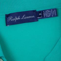 مملوكة مسبقًا Ralph Lauren Green Long Sleeve Pony Pullover XXL