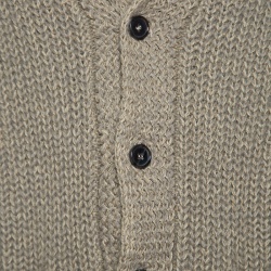 Pre Owned Ralph Lauren Brown Chunky Cable Knit Shawl Collar Cardigan XL